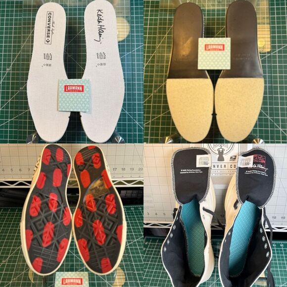 KEITH HARING EGRET®  |  CONVERSE™  |  ALL STAR 70 HI  |  M-10  W-12  |  NEW  | - Picture 16 of 16